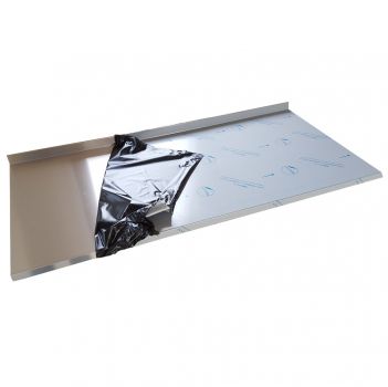 Edelstahl Tischabdeckung K240 für eine Küchenarbeitsplatte Tischplatte 1,5 mm